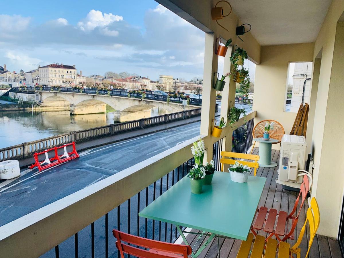 "Au Fil De La Charente" - Coeur De Saintes - Wifi Clim - Classe 4 Etoiles - 4 Pers ภายนอก รูปภาพ